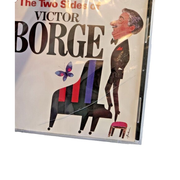 The Two Sides of Victor Borge by Victor Borge (CD, Nov-1998) New Front Cracked - Picture 4 of 4